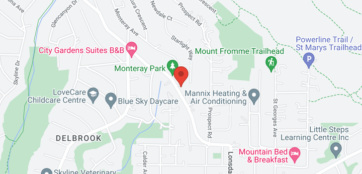 map of 268 MONTROYAL BOULEVARD